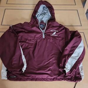 Holloway Valhalla pullover windbreaker burgandy men's XXL